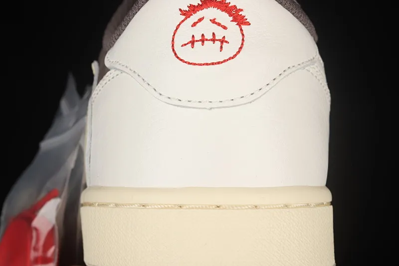 All categories Air Jordan Jordan series basketball shoes Air Jordan 1 Low pure original version Travis Scott x Air Jordan 1 Low OG "Reverse Mocha" AJ1 Joe 1 reverse mocha brown and white barb joint casual sports basketball shoes DM7866-162